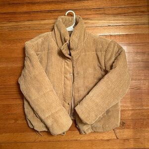 Corduroy Puffer Jacket